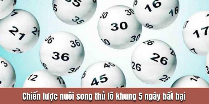 Chiến lược song thủ lô khung 5 ngày bất bại
