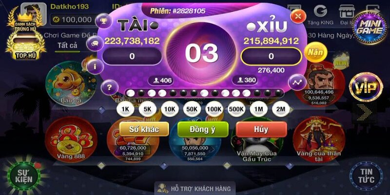 Giao diện game được thiết kế đẹp chỉn chu